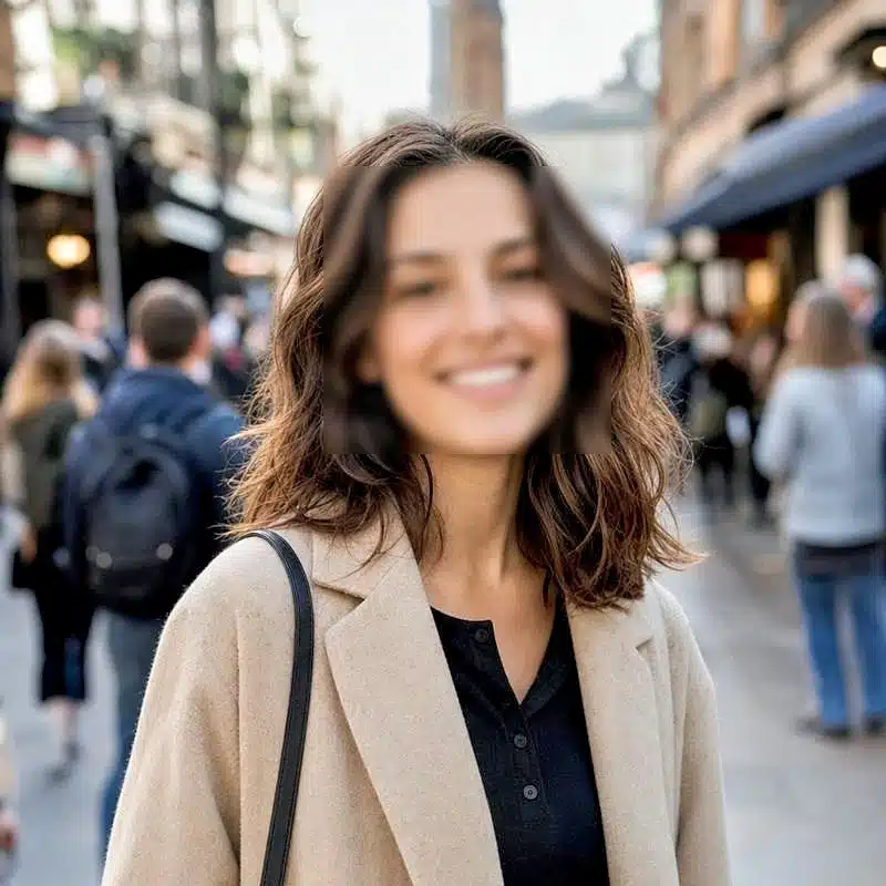 Result of the chained URL: smart-cropped, faces blurred, enhanced, auto-formatted